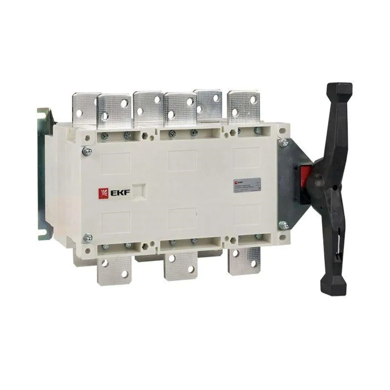 Рубильник-переключатель трехполюсный PowerSwitch 1000А с рукояткой PROxima EKF