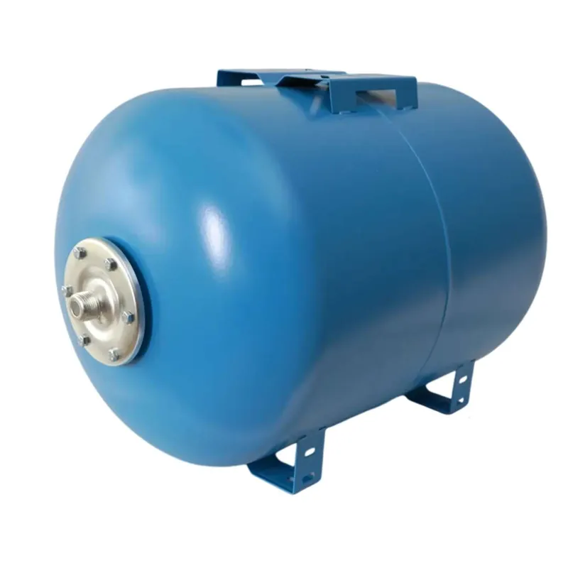 Бак расширительный для водоснабжения 100л горизонтальный синий Unipump