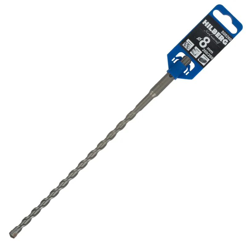 Бур SDS+ 8х200/260мм Hilberg