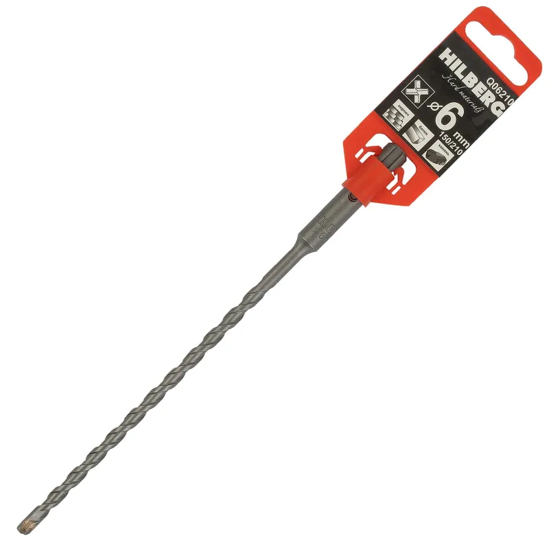 Бур SDS+ 6х150/210мм Quadro Hilberg