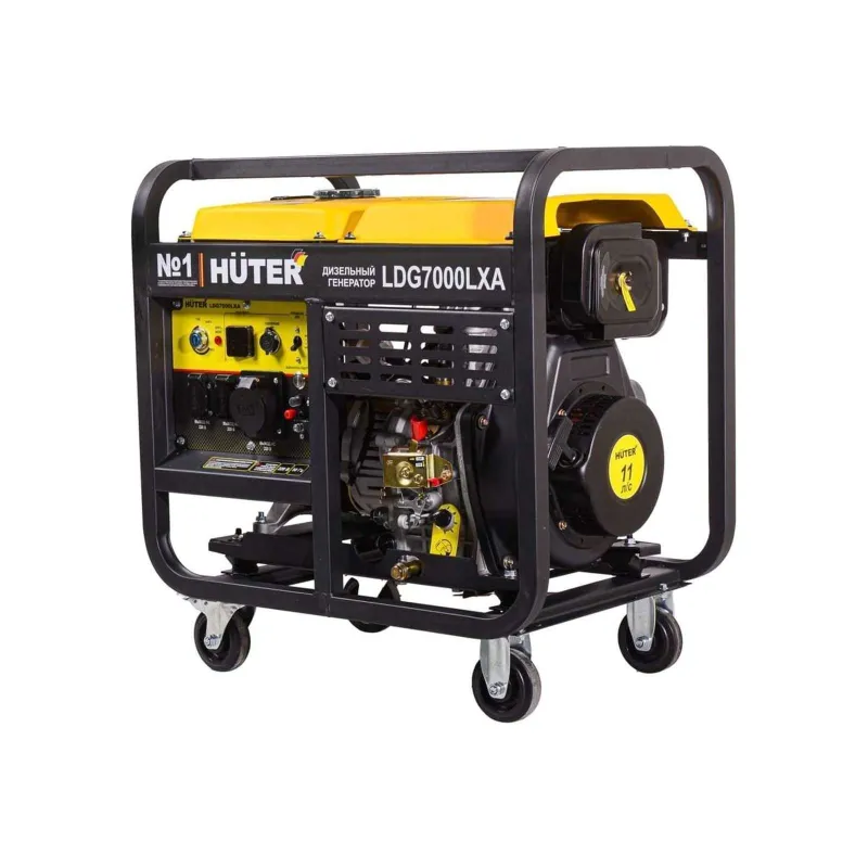 Генератор дизельный 5кВт LDG 7000LXA Huter