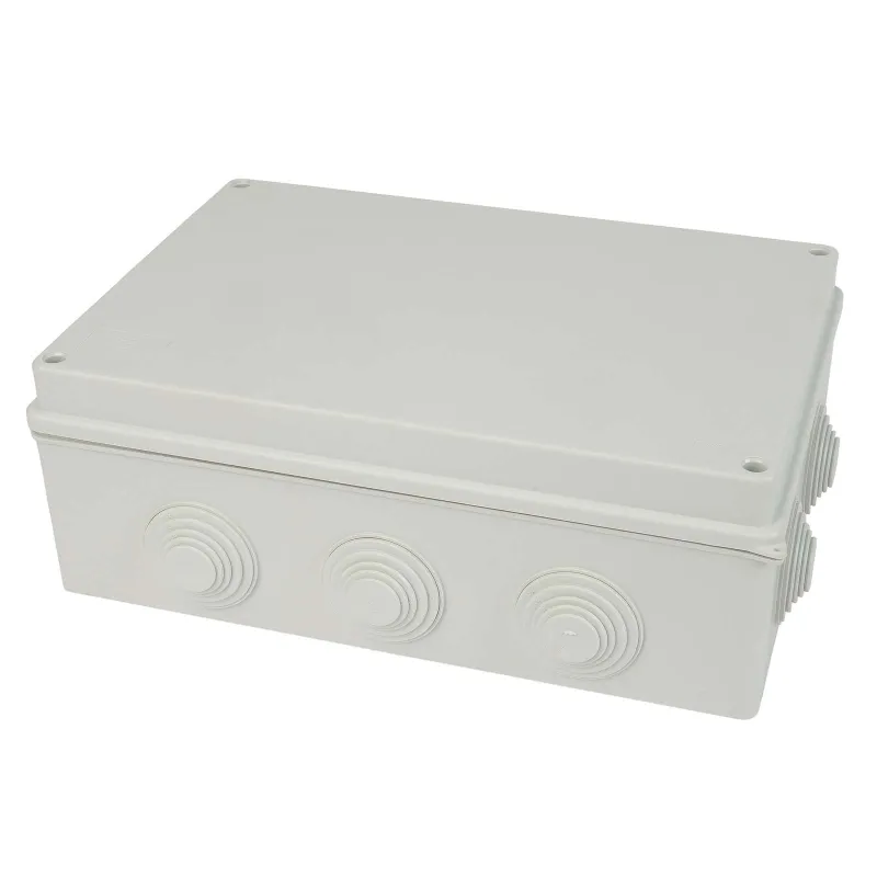 Коробка распределительная для открытой проводки серая IP55 260х175х90 мм Промрукав