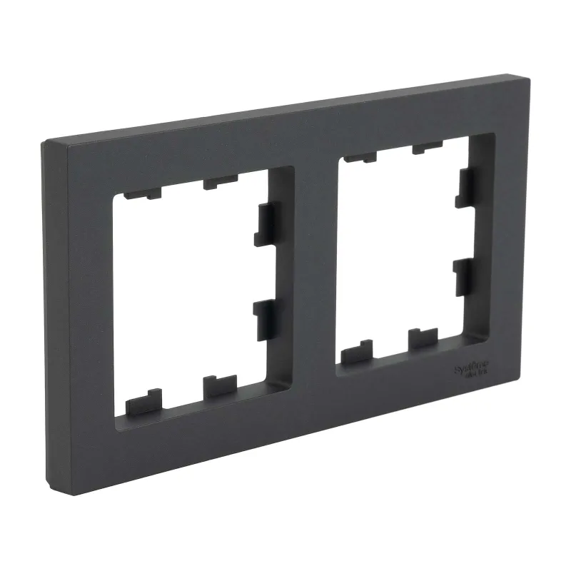 Рамка двухместная AtlasDesign базальт IP20 Systeme Electric