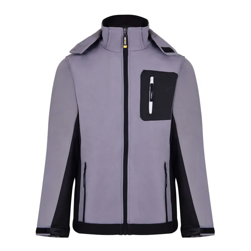 Куртка Softshell с капюшоном M серая Dowell