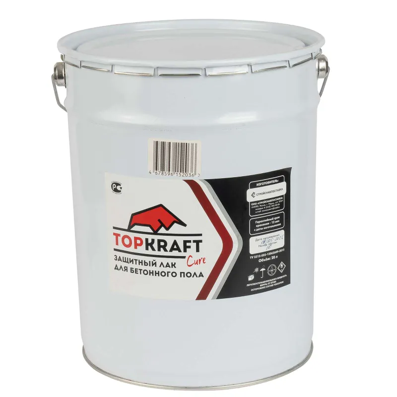 Лак для бетонного пола TOPKraft 20 л