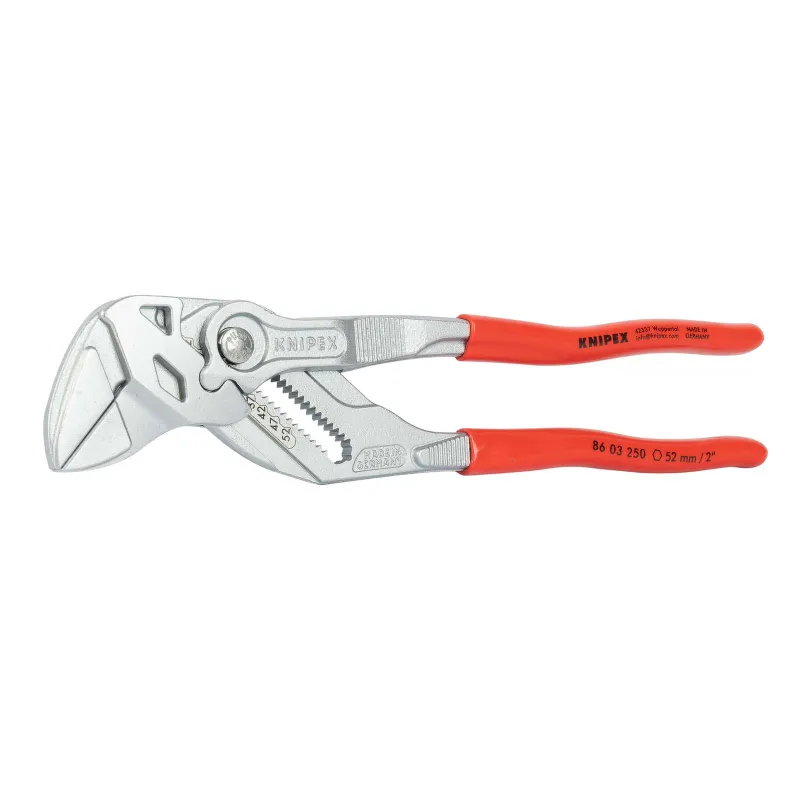 Клещи переставные гаечный ключ 250 мм захват 52 мм Knipex