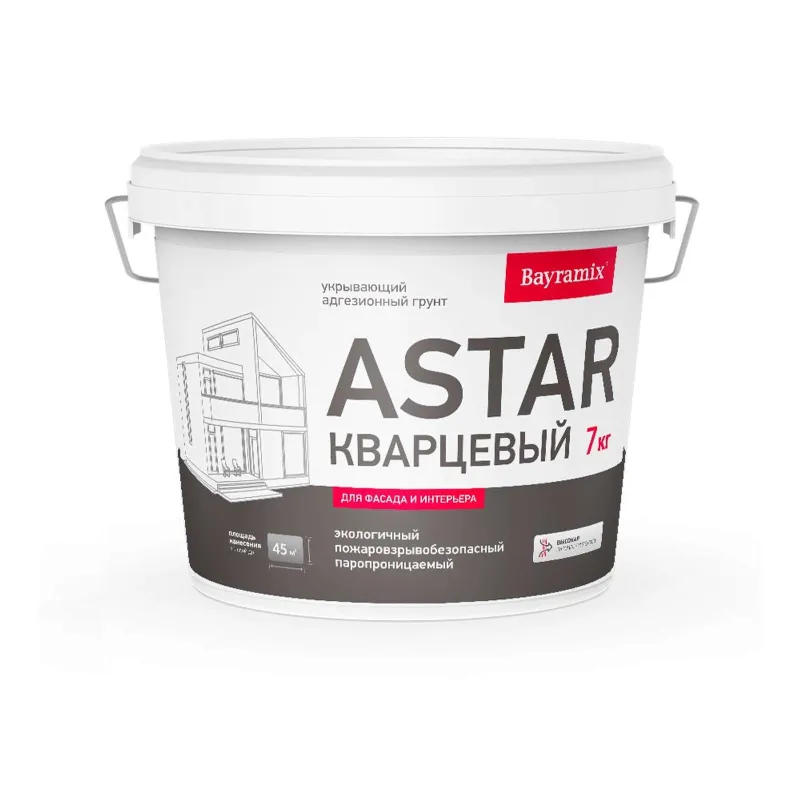 Грунт кварцевый Astar Bayramix белый 7кг