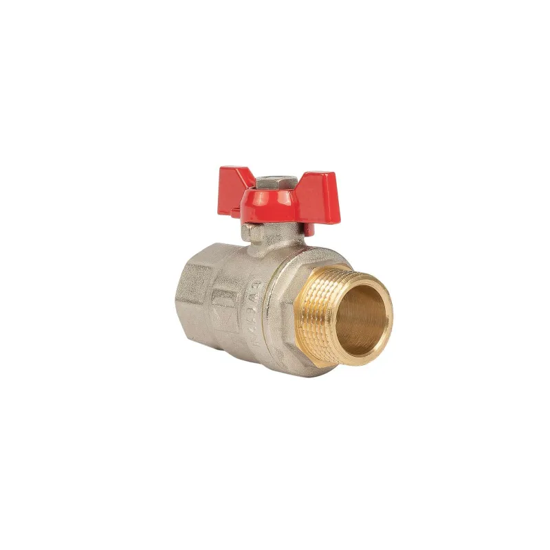 Кран шаровый НР-ВР 3/4" бабочка ГОСТ HLV