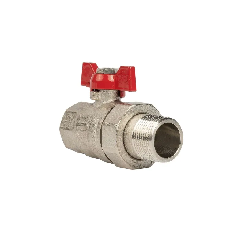 Кран шаровый со сгоном 3/4" бабочка ГОСТ HLV