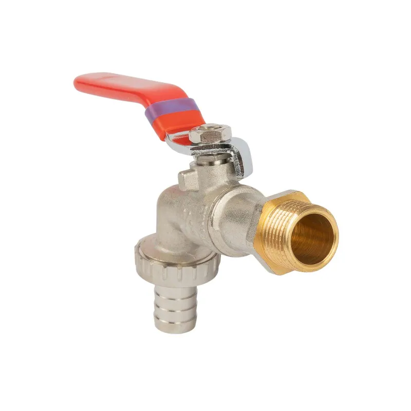 Кран шаровый со штуцером 1/2" ручка ГОСТ HLV