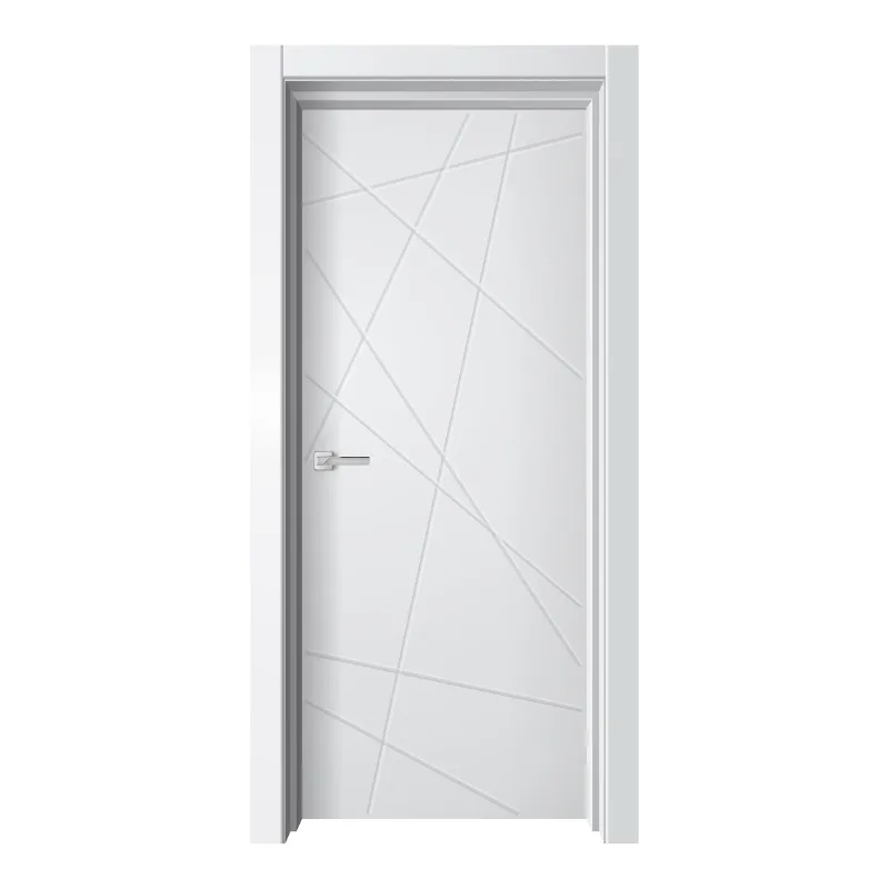 Полотно дверное глухое Двери Гуд Geometry-1 600x2000мм белый