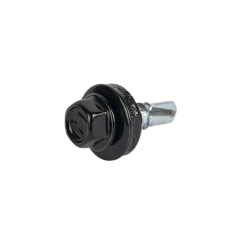 Саморез кровельный 5,5х19мм чёрный (Ral 9005) 250шт Daxmer