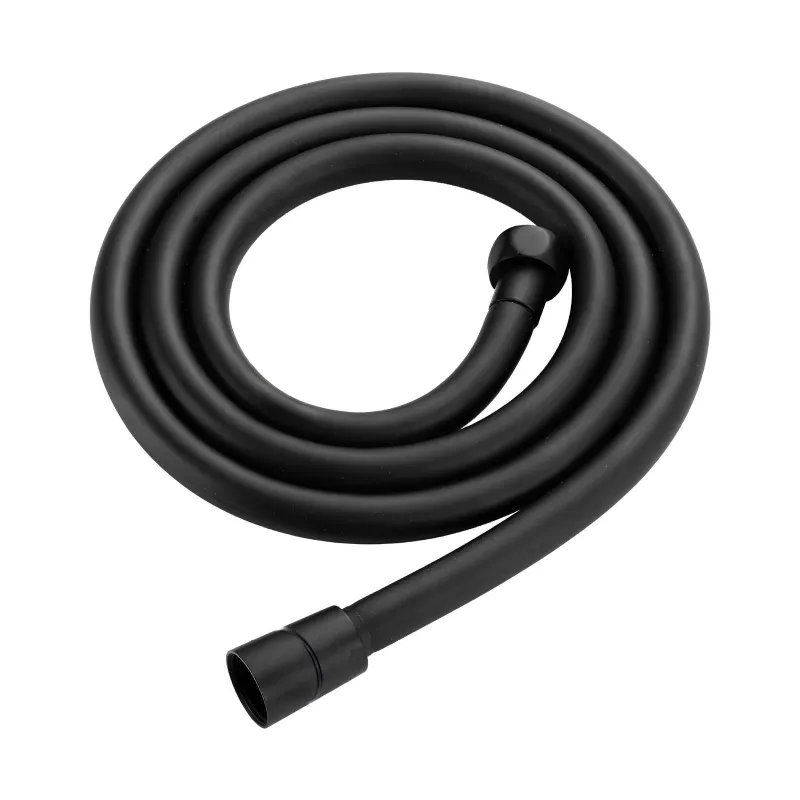 Шланг для душа гладкий ПВХ черный 1,5м AV0115PBlack Avrora