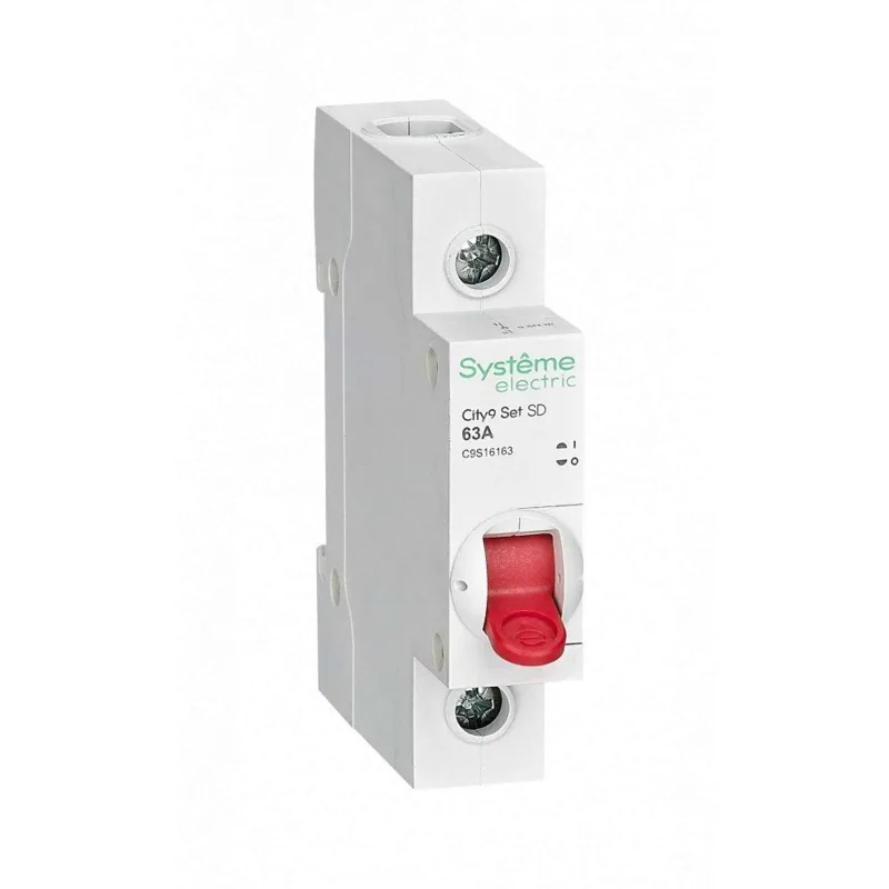 Выключатель нагрузки однополюсный 63А City9 Systeme Electric