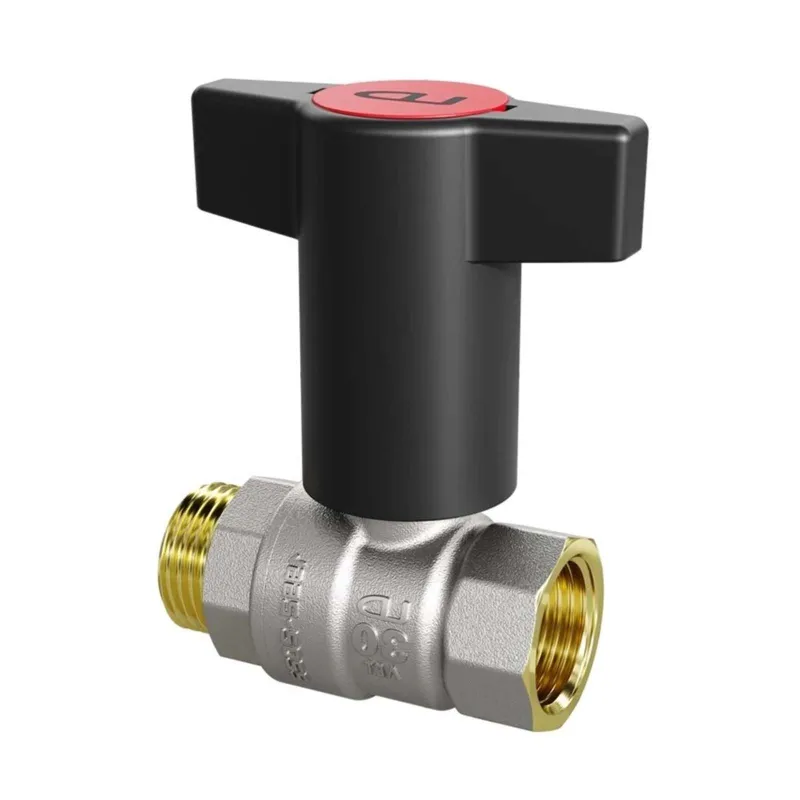 Кран шаровый 1/2" НР-ВР т-рукоятка LD Pride