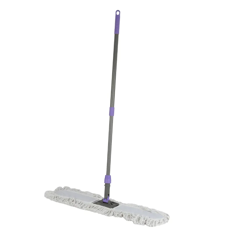 Швабра с телескопической ручкой 125см насадка хлопок 80см OfficeClean Professional