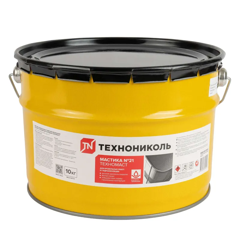 Мастика битумно-полимерная кровельная Технониколь Техномаст №21 10кг