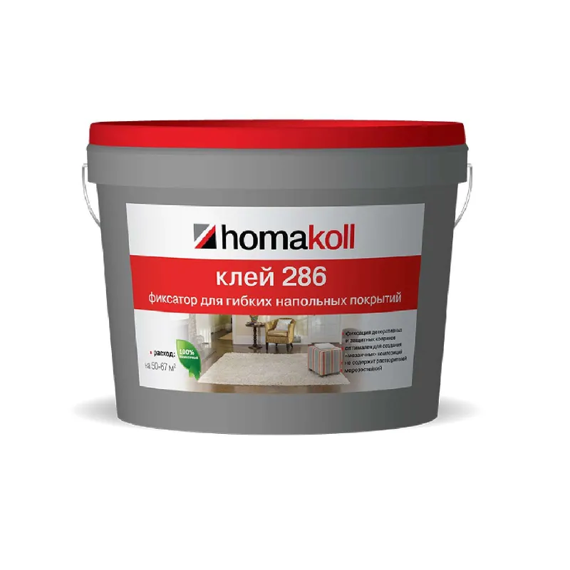 Клей-фиксатор для гибких покрытий Homakoll 286 10кг